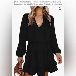 Women’s black dress, size Large.